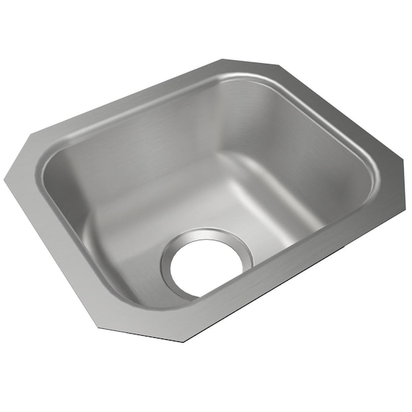 Dayton Stainless Steel 14-1/2 X 12-1/2 X 6-1/2, Single Bowl Undermount Sink